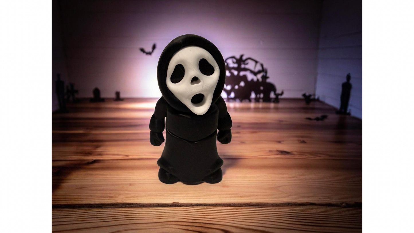 Flexini Ghostface Flexible Mini Figur Halloween