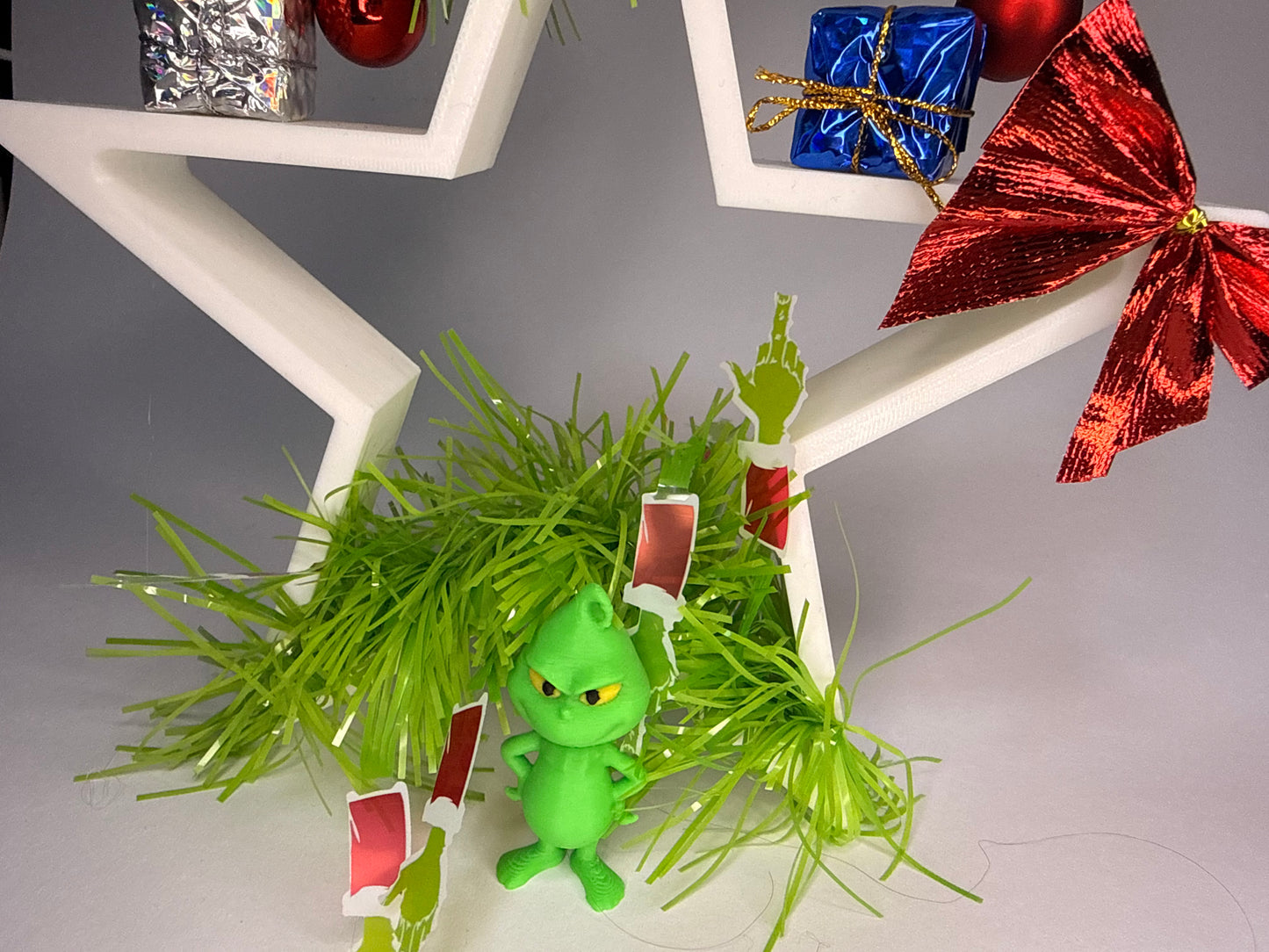 Weihnachtsdekoration Sterne Grün Muffel