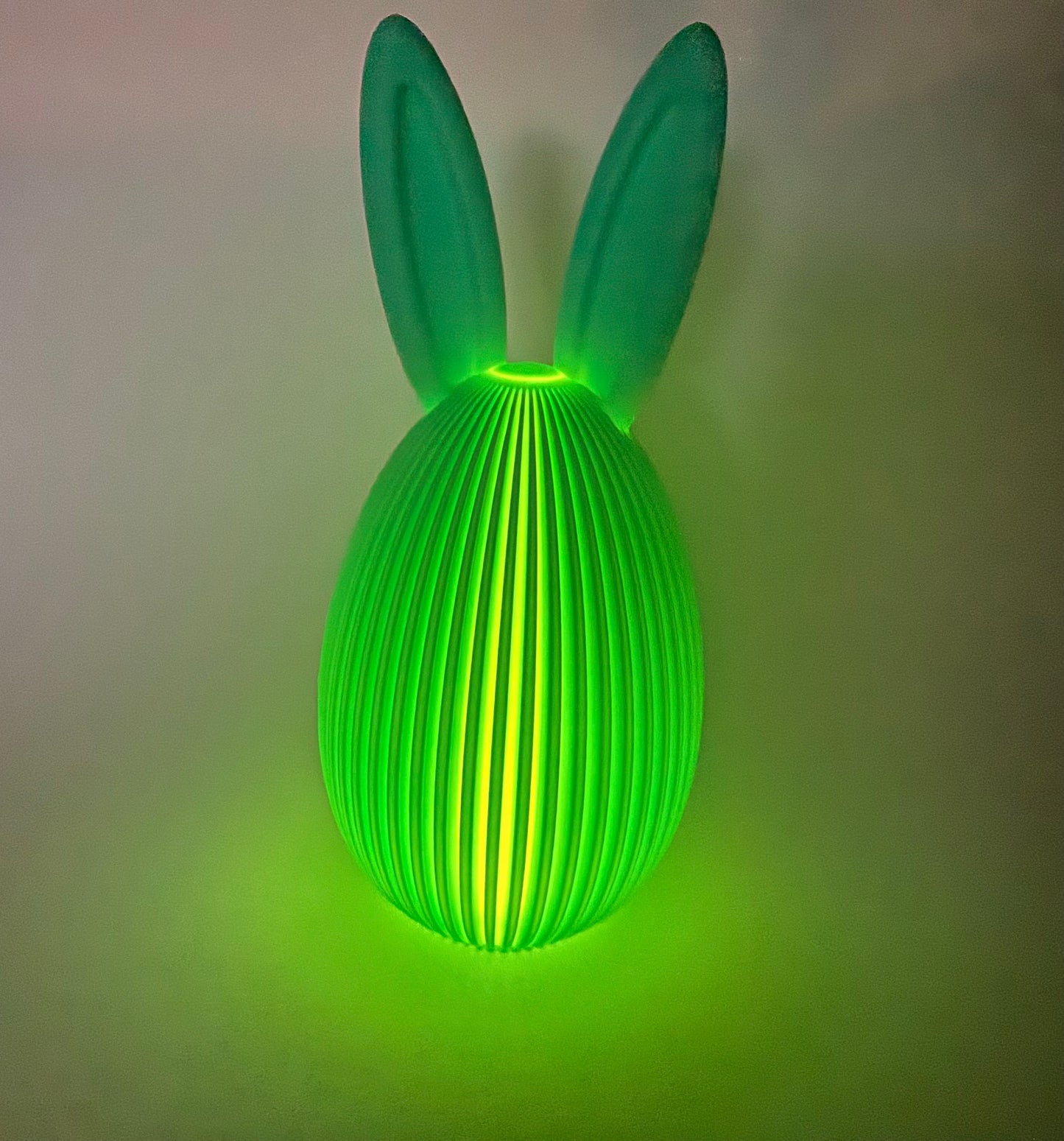 Hasen Oster Dekoration beleuchtet