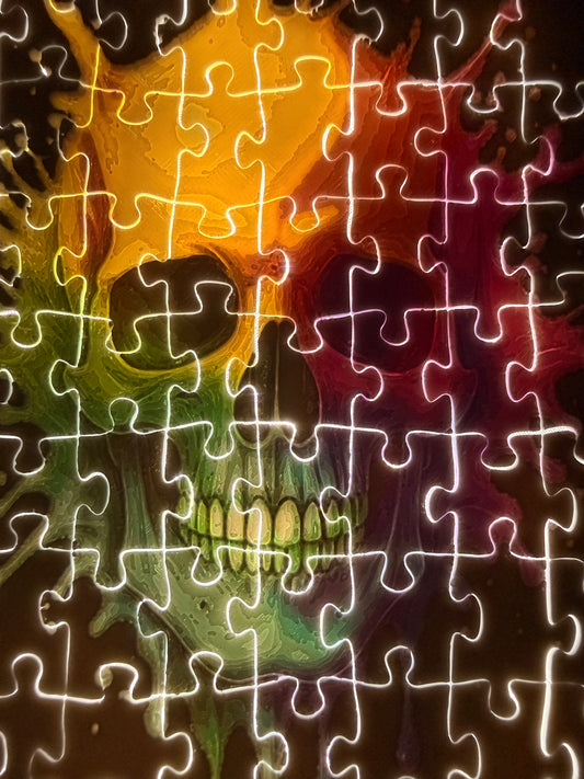 LED Puzzle mit Wunschmotiv