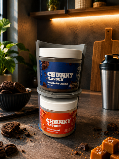 Modulares Regal für 90g More Chunky Flavour Dosen