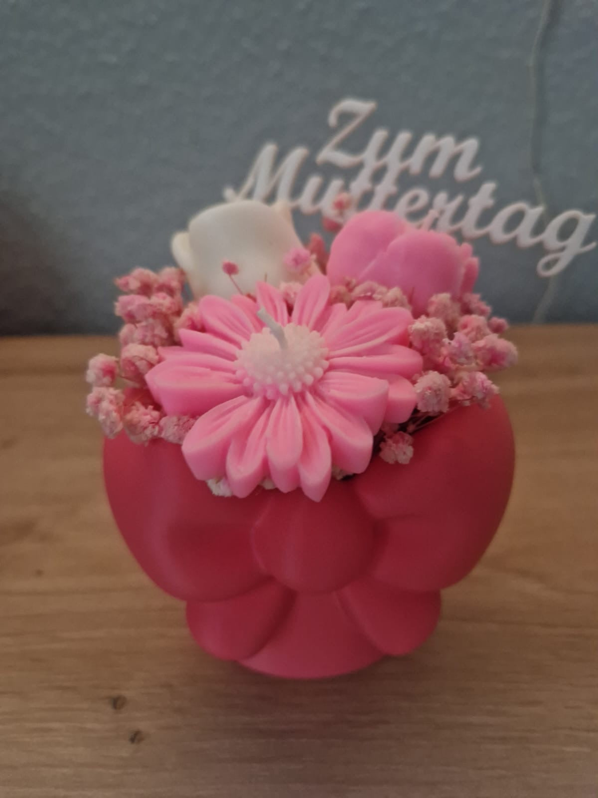 Kerzengesteck Muttertag