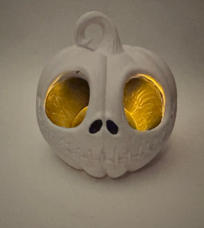 Halloween Led Kürbis Jack Skellington Style Groß