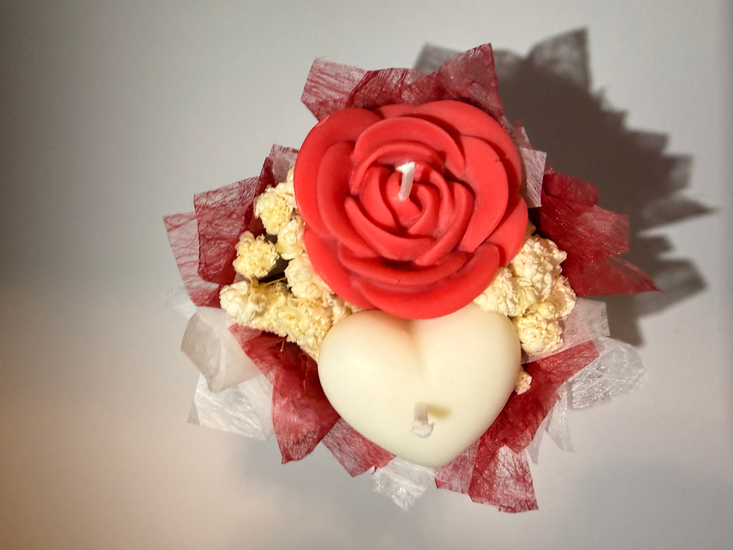 Mini Kerzengesteck zum Muttertag