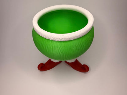 Weihnachtsschale Schüssel Grün Grinch Muffel Weihnachtself