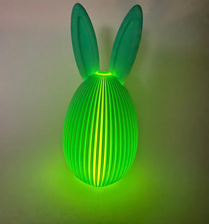Hasen Oster Dekoration beleuchtet