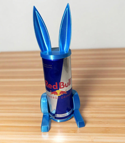 Red Bull Dosen Halter Deko Osterhase Ostern