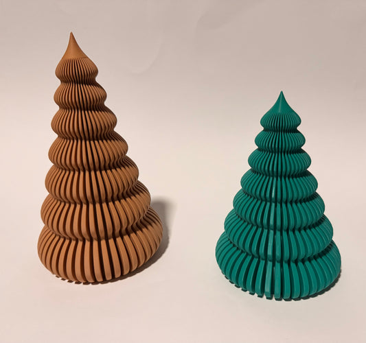 Moderner Weihnachtsbaum Deko Design Wellen