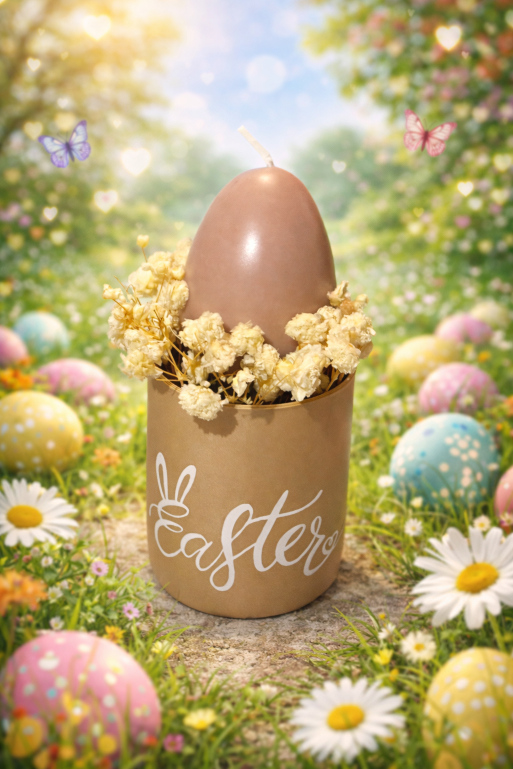 Kerzengesteck Osterei