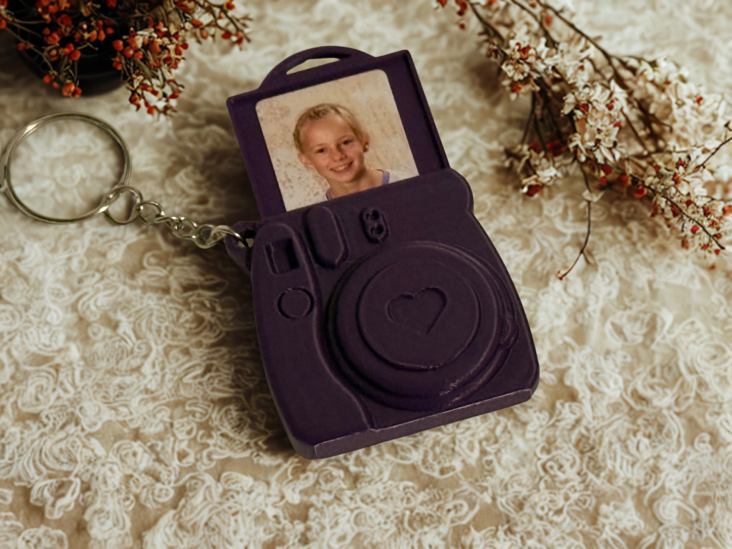 Schlüsselanhänger Foto Instax Kamera