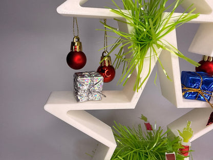 Weihnachtsdekoration Sterne Grün Muffel