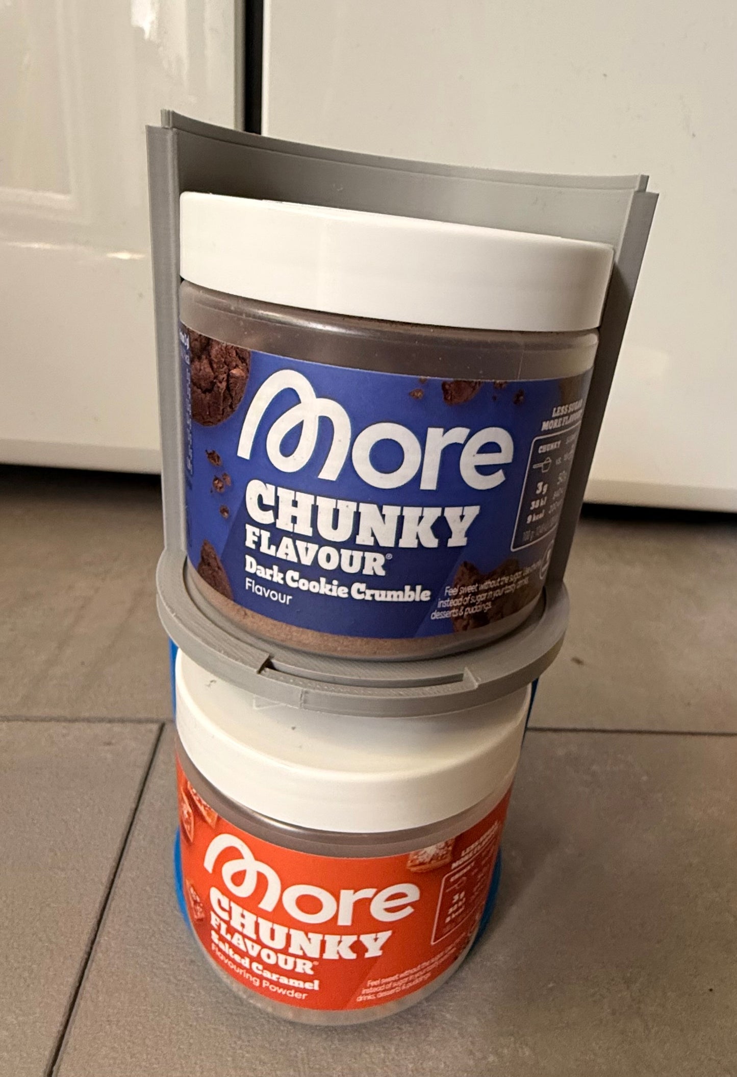 Modulares Regal für 90g More Chunky Flavour Dosen