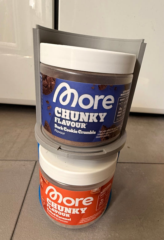 Modulares Regal für 90g More Chunky Flavour Dosen