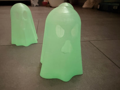 Geister Gang LED fluoreszierend Trio 3er Pack Halloween Deko.