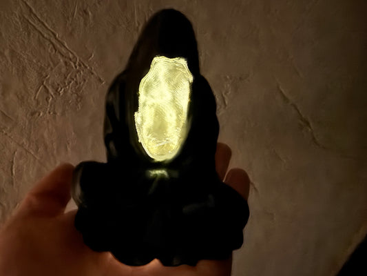 Sensenmann LED Schattenmann Halloween Deko.