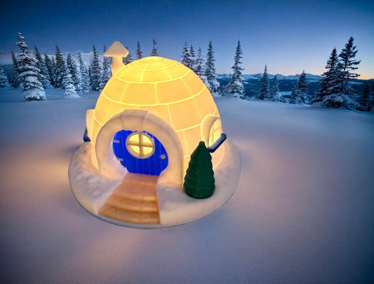 LED Iglu vom Nordpol