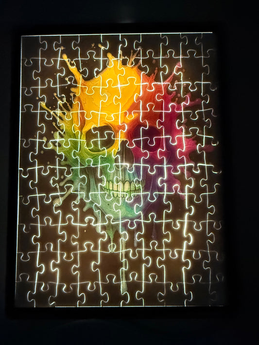LED Puzzle mit Wunschmotiv
