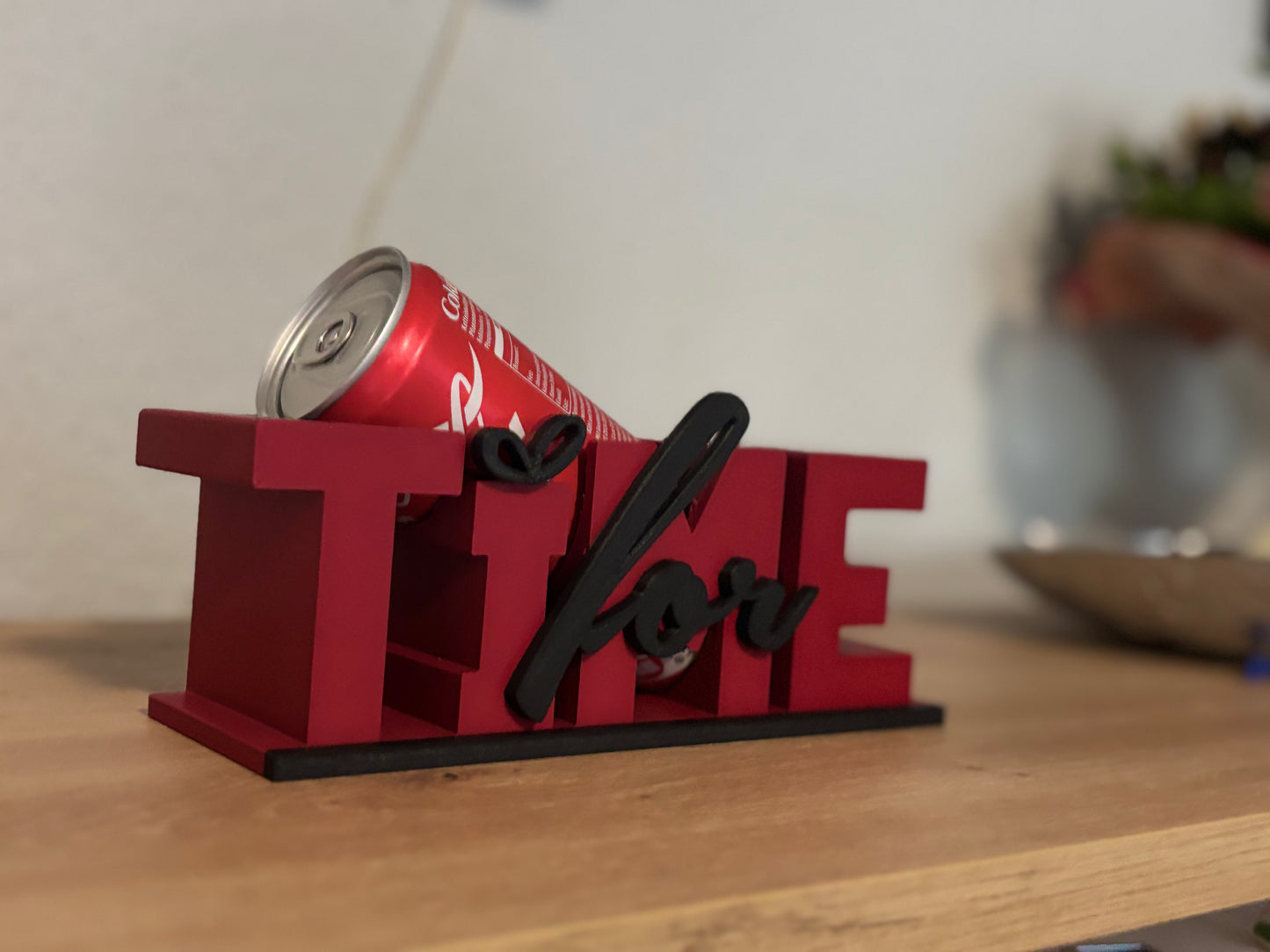 Aufsteller für eine Dose/Fläschchen Sekt