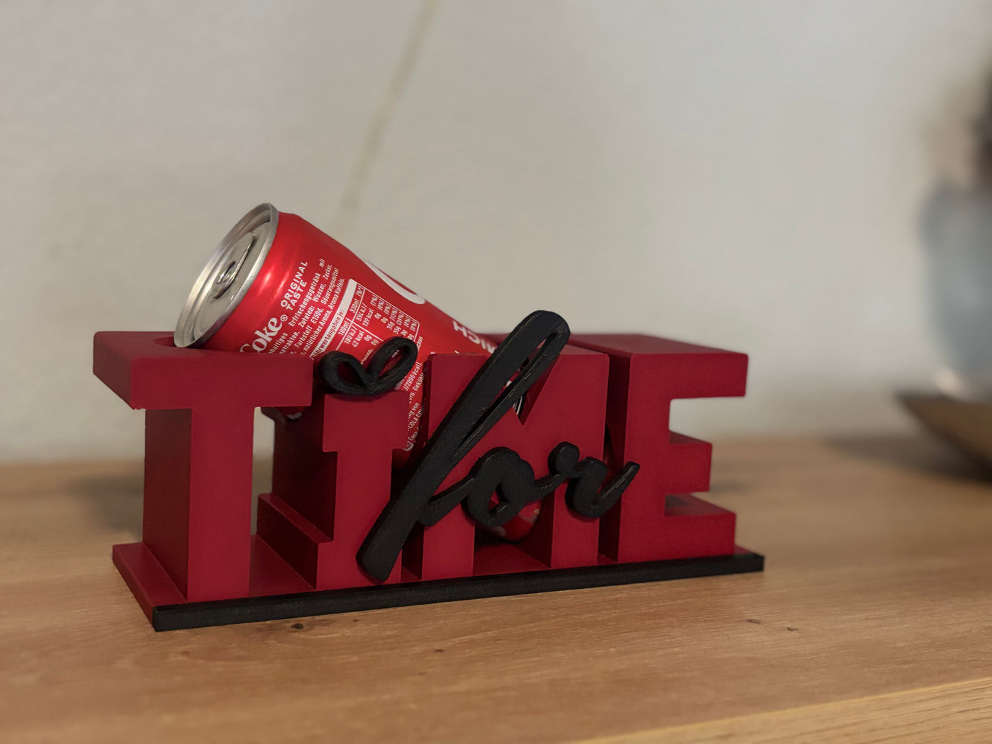 Aufsteller für eine Dose/Fläschchen Sekt