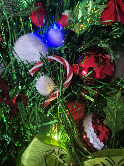 Frecher Türkranz im Stil vom Grinch XXL: 50cm